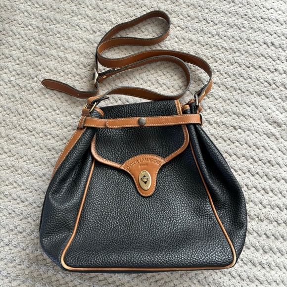 Black and Brown Crossbody Bag - Picture 2 of 8